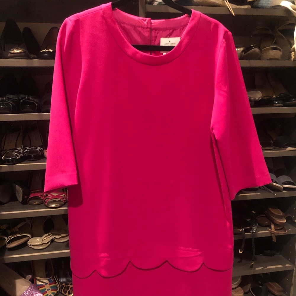 Hot pink Kate Spade dress, size 12, NWT